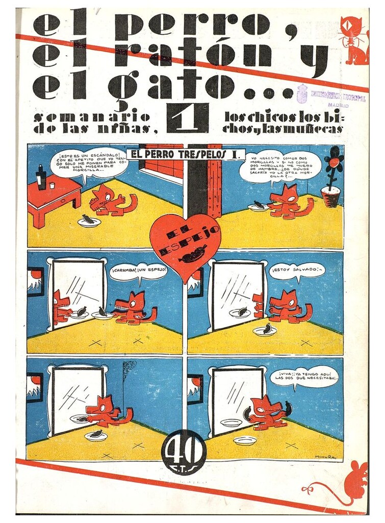 Miniatura de El perro, el ratón y el gato. Nº1. 31 de mayo de 1930