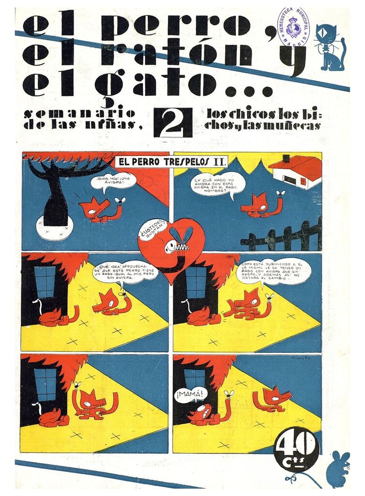 Miniatura de El perro, el ratón y el gato. Nº2. 7 de junio de 1930