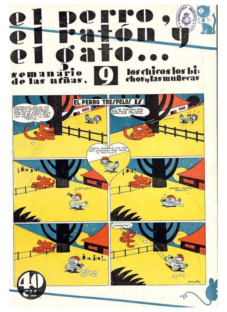Miniatura de El perro, el ratón y el gato. Nº9. 26 de julio de 1930