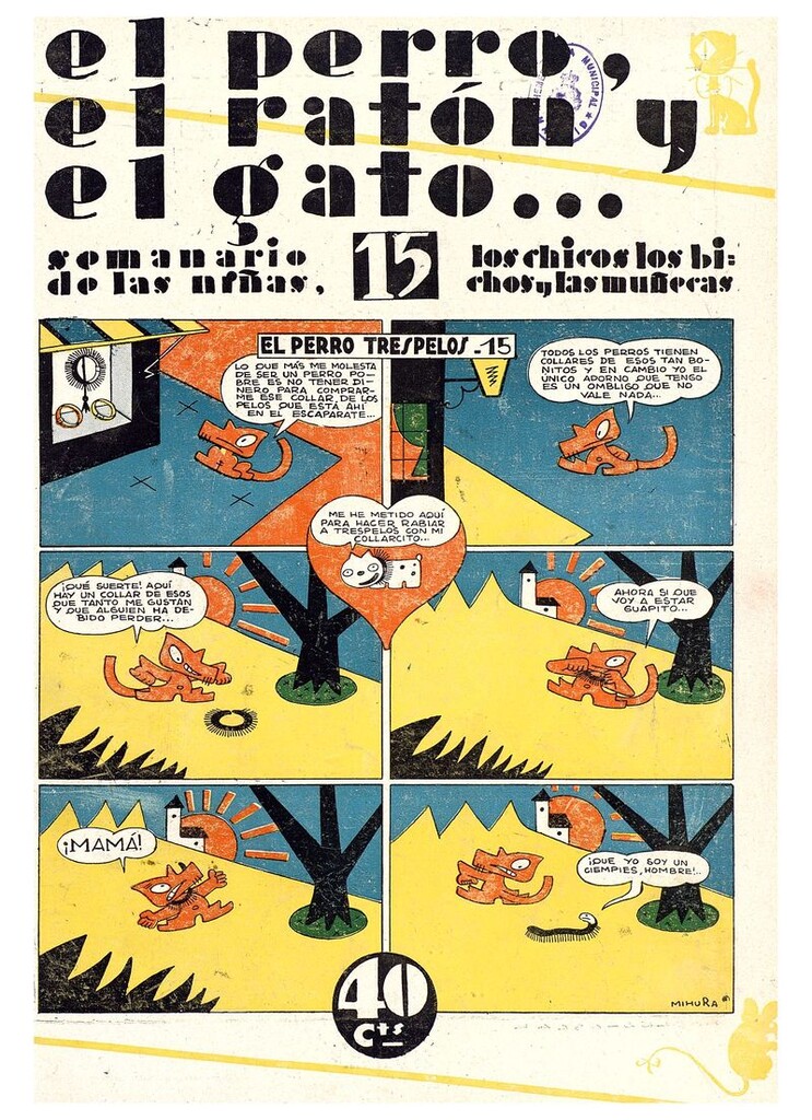 Miniatura de El perro, el ratón y el gato. Nº15. 6 de septiembre de 1930
