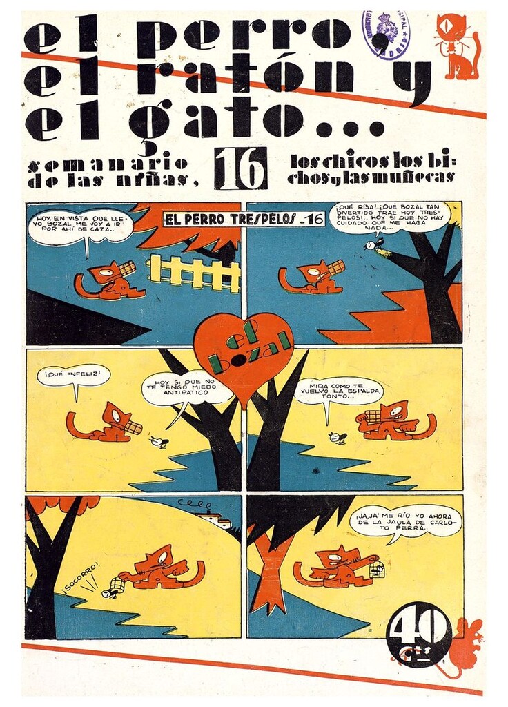 Miniatura de El perro, el ratón y el gato. Nº16. 13 de septiembre de 1930