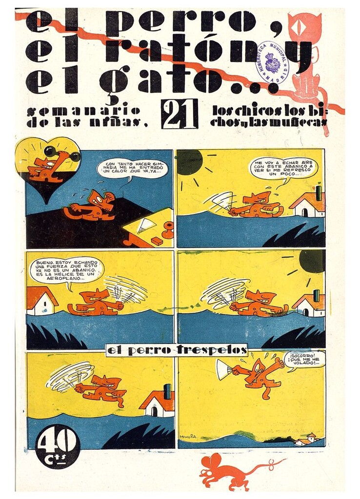 Miniatura de El perro, el ratón y el gato. Nº21. 18 de octubre de 1930