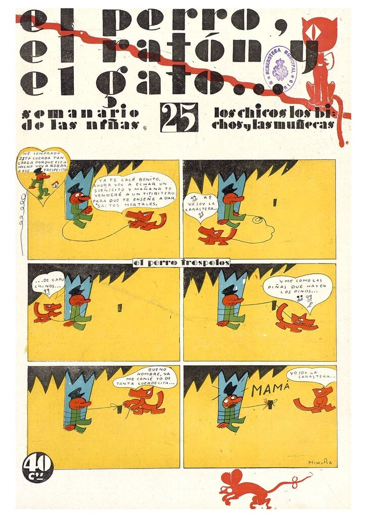 Miniatura de El perro, el ratón y el gato. Nº25. 15 de noviembre de 1930