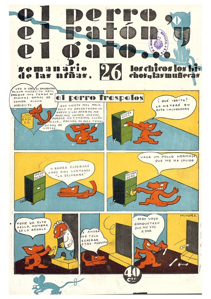 Miniatura de El perro, el ratón y el gato. Nº26. 22 de noviembre de 1930