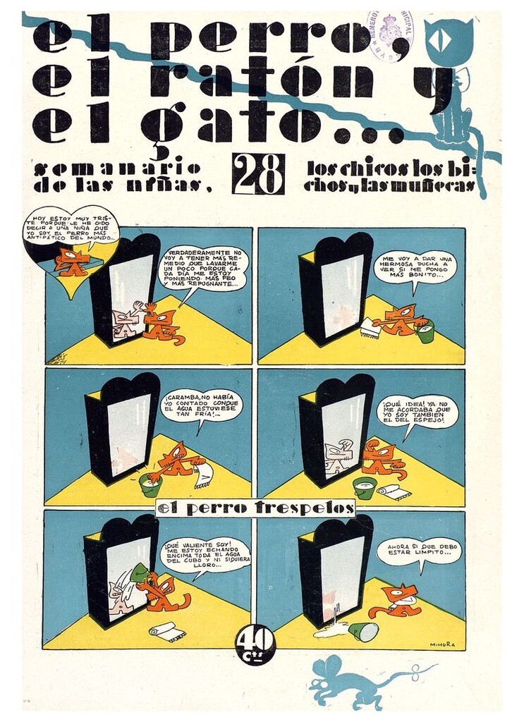 Miniatura de El perro, el ratón y el gato. Nº28. 6 de diciembre de 1930
