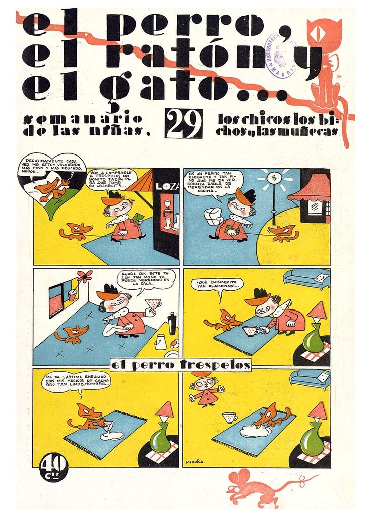 Miniatura de El perro, el ratón y el gato. Nº29. 13 de diciembre de 1930