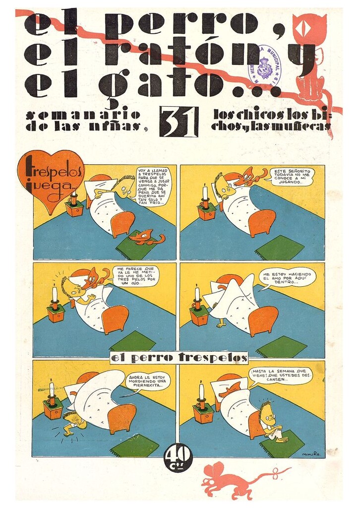 Miniatura de El perro, el ratón y el gato. Nº31. 27 de diciembre de 1930