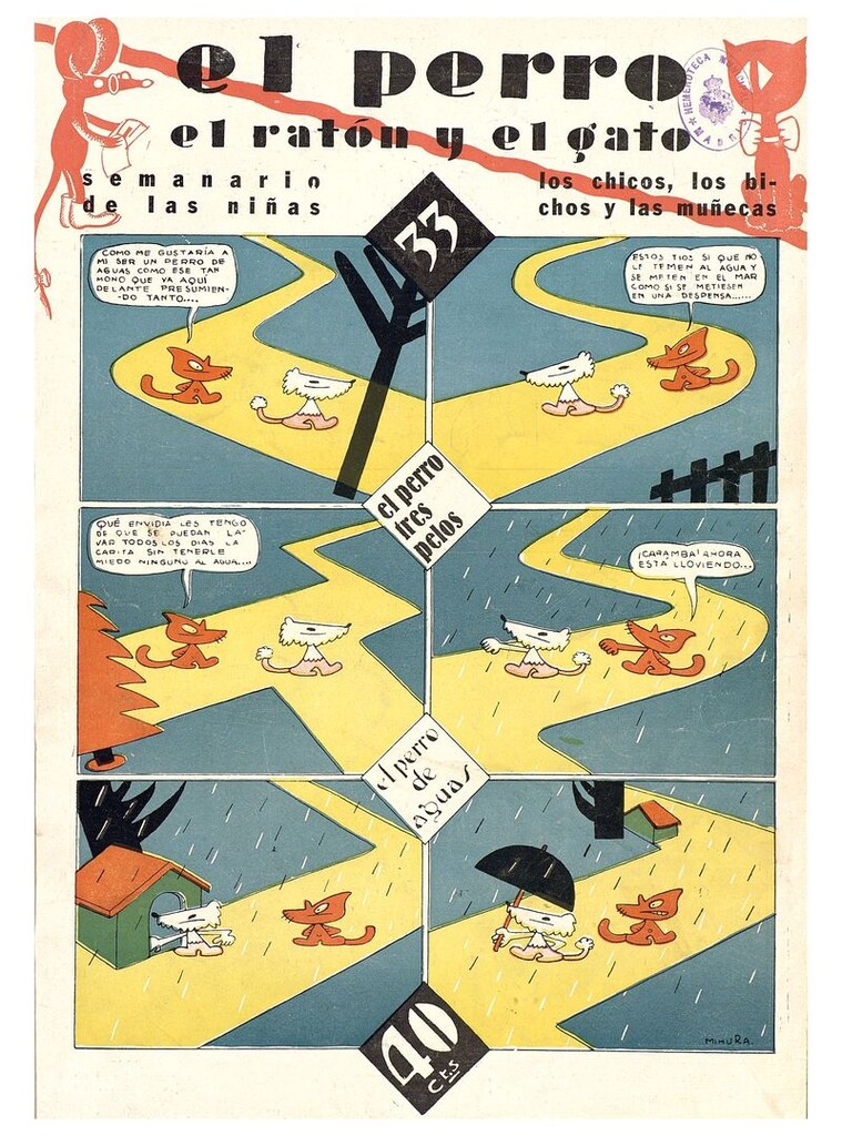 Miniatura de El perro, el ratón y el gato. Nº33. 10 de enero de 1931