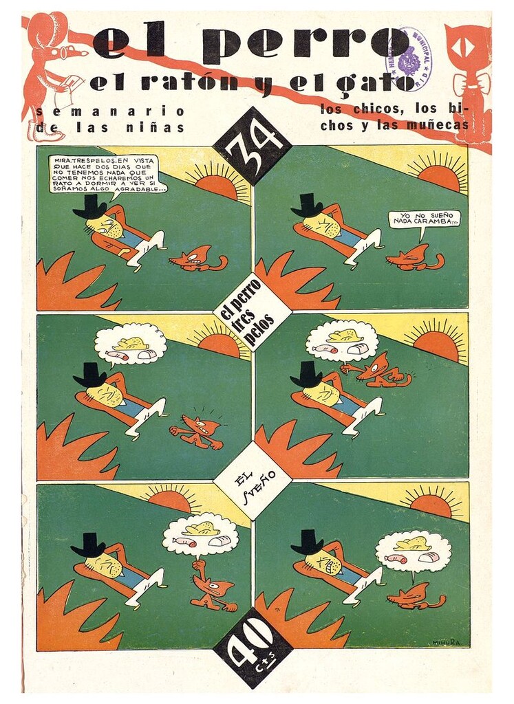 Miniatura de El perro, el ratón y el gato. Nº34. 17 de enero de 1931