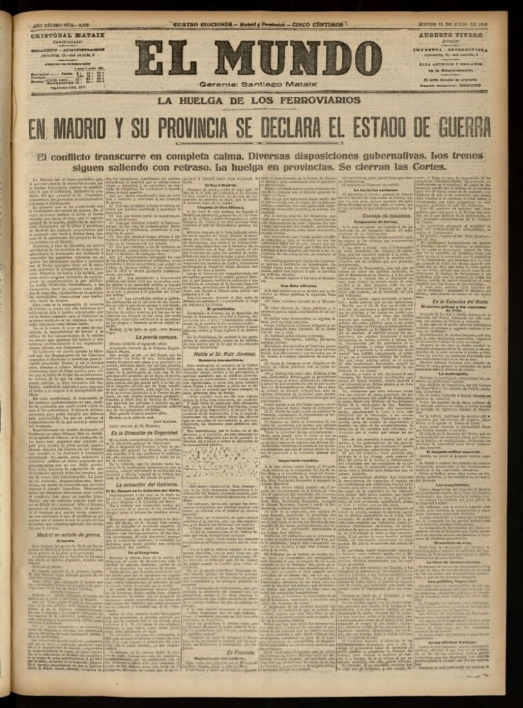 Miniatura de La Palabra Libre : periódico republicano de cultura popular del 29 de enero de 1911, nº 8