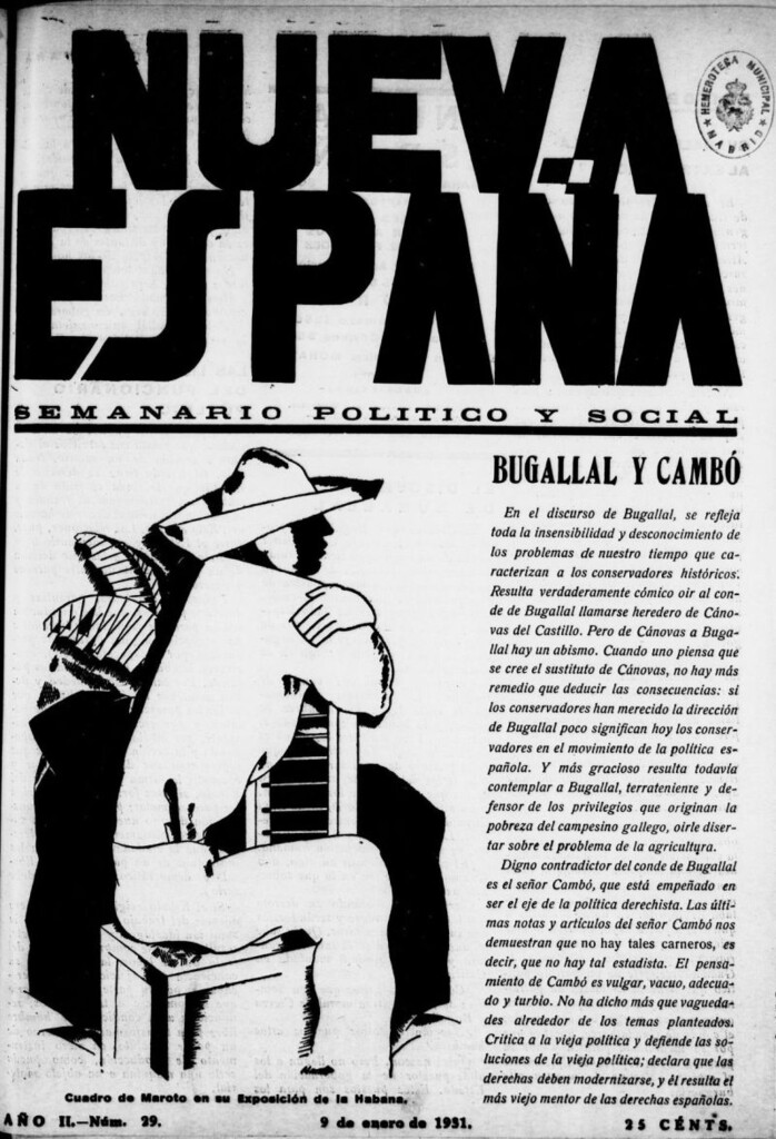 Miniatura de Nueva España del 9 de enero de 1931, nº 29