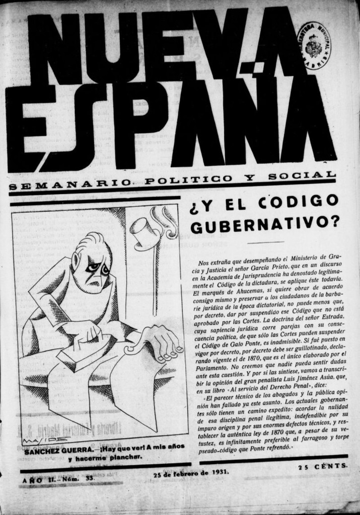 Miniatura de Nueva España del 25 de febrero de 1931, nº 33