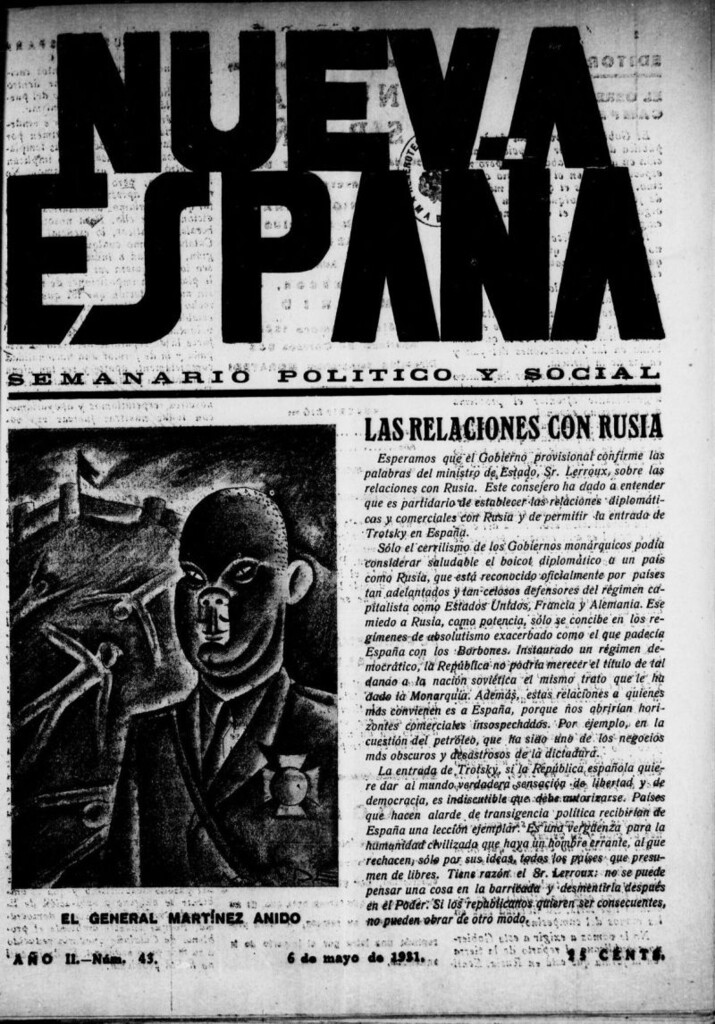 Miniatura de Nueva España del 6 de mayo de 1931, nº 43