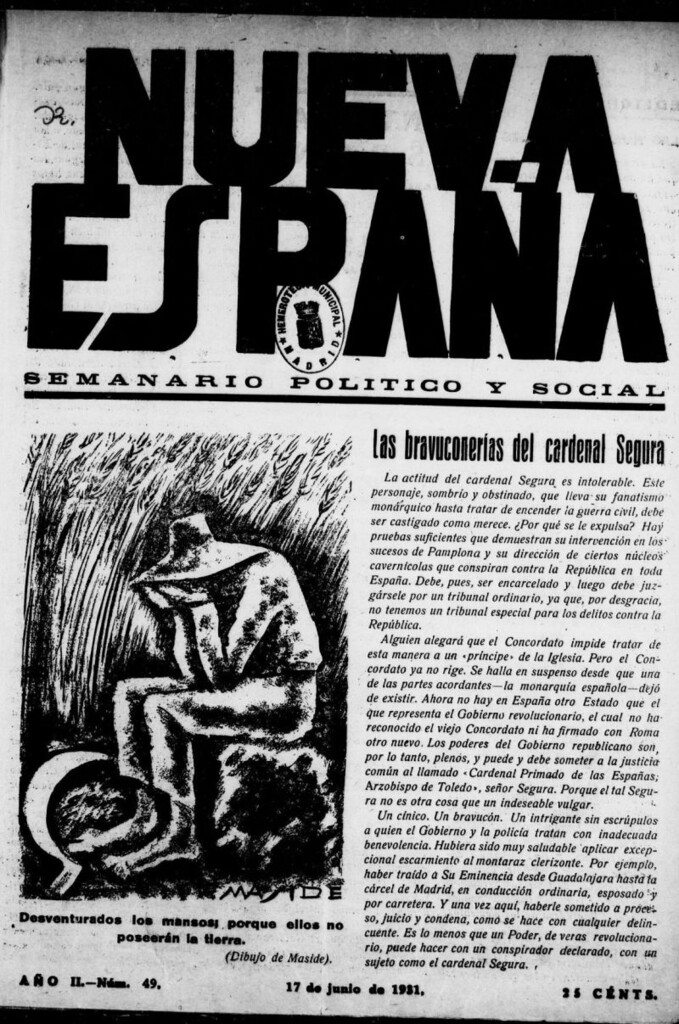Miniatura de Nueva España del 17 de junio de 1931, nº 49