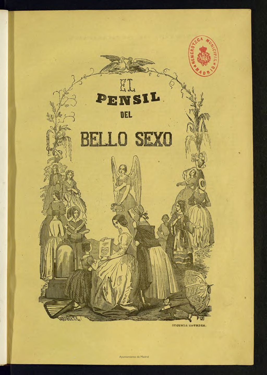 Miniatura de El pensil del bello sexo de 30 de noviembre de 1845