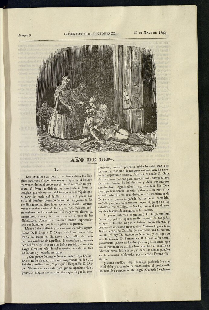 Miniatura de El Observatorio Pintoresco de 30 de mayo de 1837, nº 5