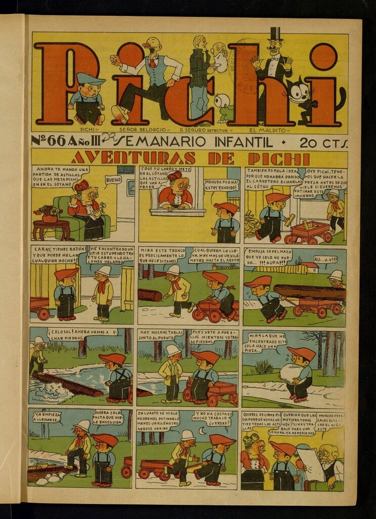 Miniatura de Pichi: semanario infantil del 3 de enero de 1932, nº 66