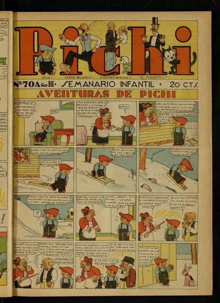 Miniatura de Pichi: semanario infantil del 31 de enero de 1932, nº 70