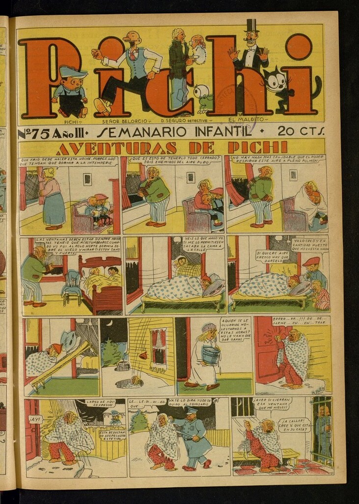 Miniatura de Pichi: semanario infantil del 6 de marzo de 1932, nº 75