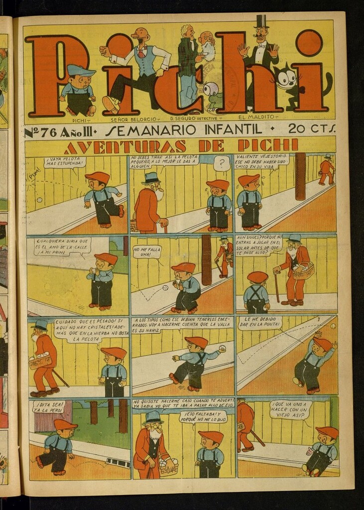 Miniatura de Pichi: semanario infantil del 13 de marzo de 1932, nº 76