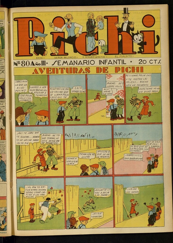 Miniatura de Pichi: semanario infantil del 10 de abril de 1932, nº 80