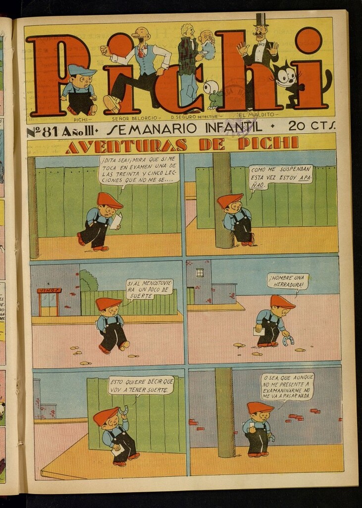 Miniatura de Pichi: semanario infantil del 17 de abril de 1932, nº 81