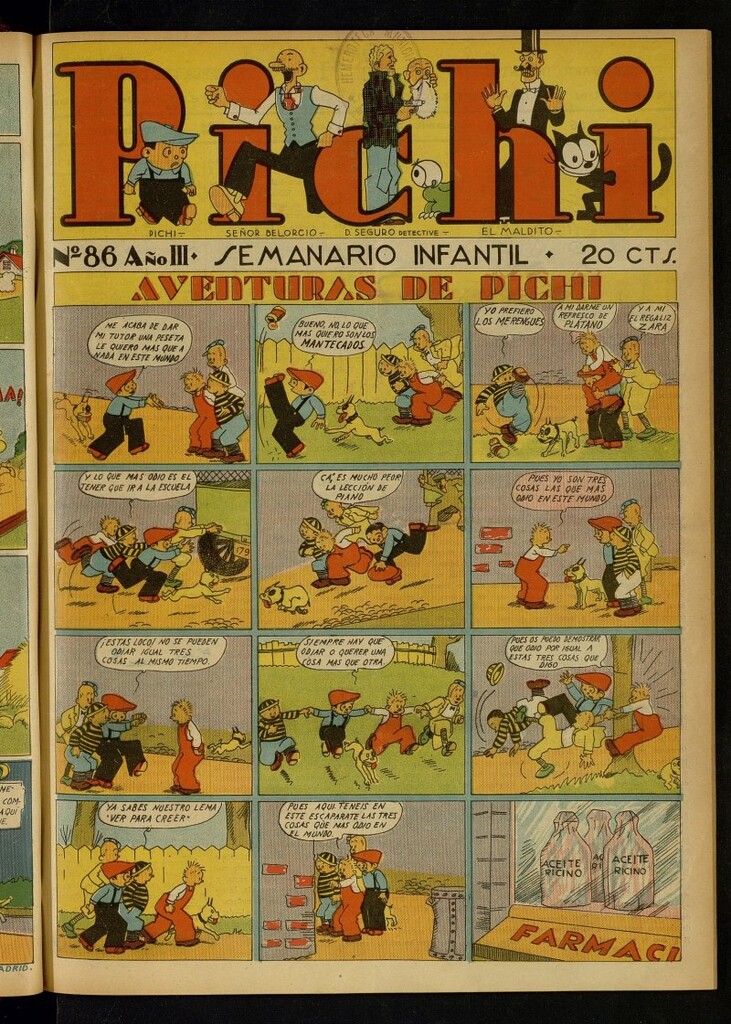 Miniatura de Pichi: semanario infantil del 22 de mayo de 1932, nº 86