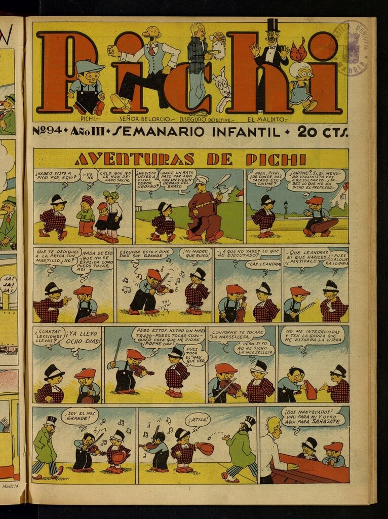 Miniatura de Pichi: semanario infantil del 17 de julio de 1932, nº 94
