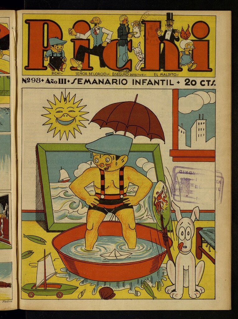 Miniatura de Pichi: semanario infantil del 14 de agosto de 1932, nº 98