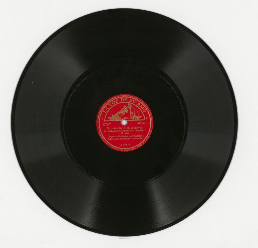 Miniatura de Sinfonía nº 7 en la mayor, op. 92, Disco 2, cara B