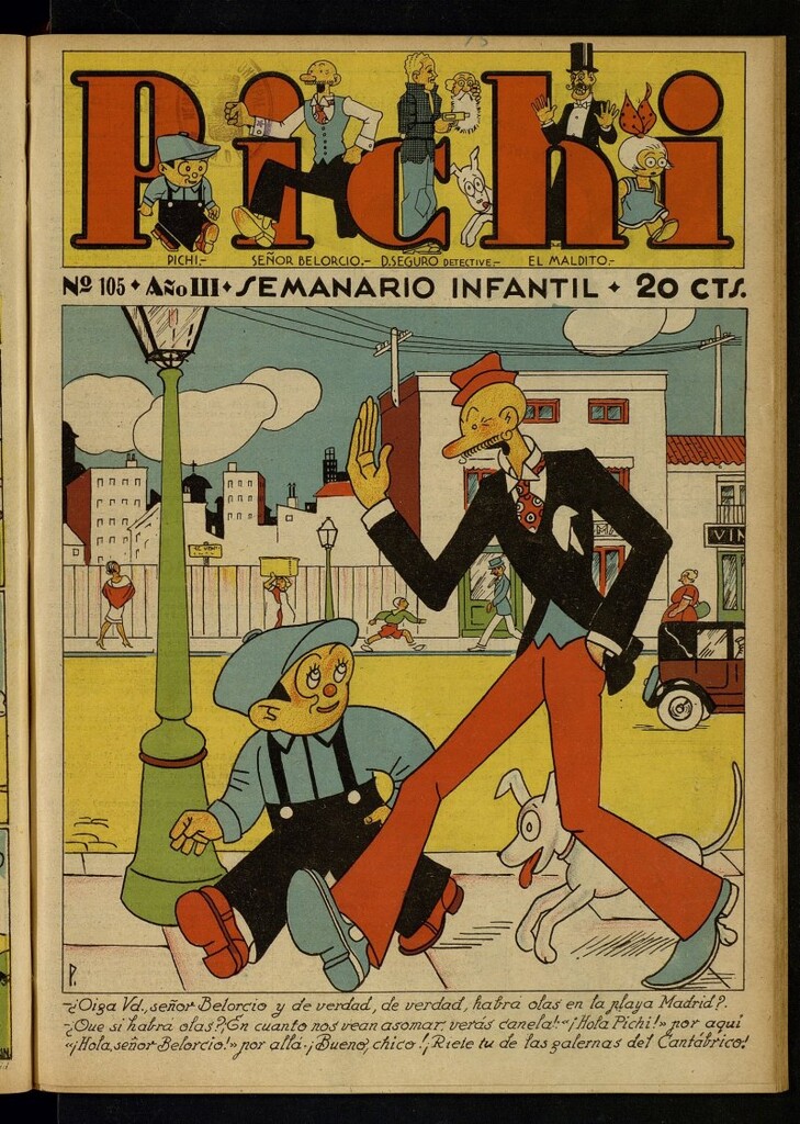 Miniatura de Pichi: semanario infantil del 2 de octubre de 1932, nº 105