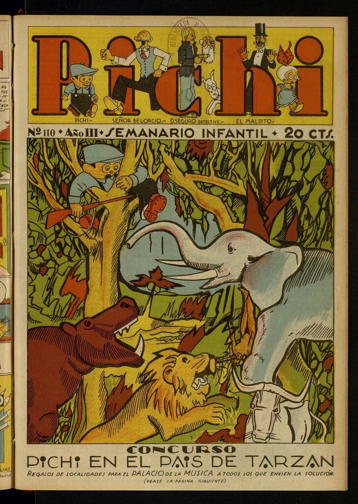 Miniatura de Pichi: semanario infantil del 6 de noviembre de 1932, nº 110