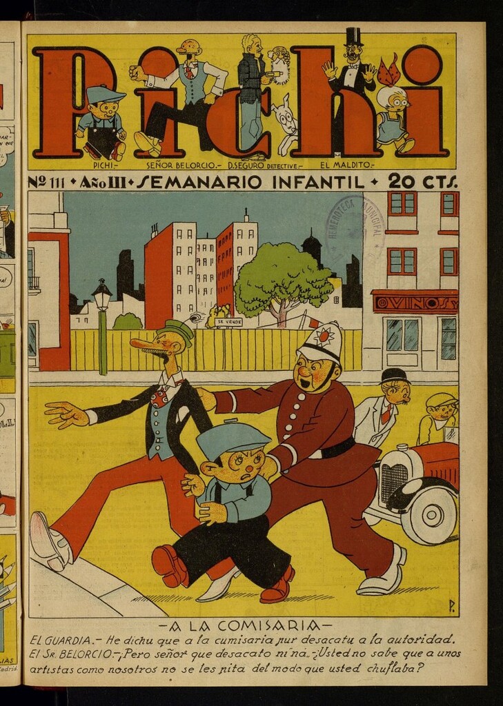 Miniatura de Pichi: semanario infantil del 13 de noviembre de 1932, nº 111