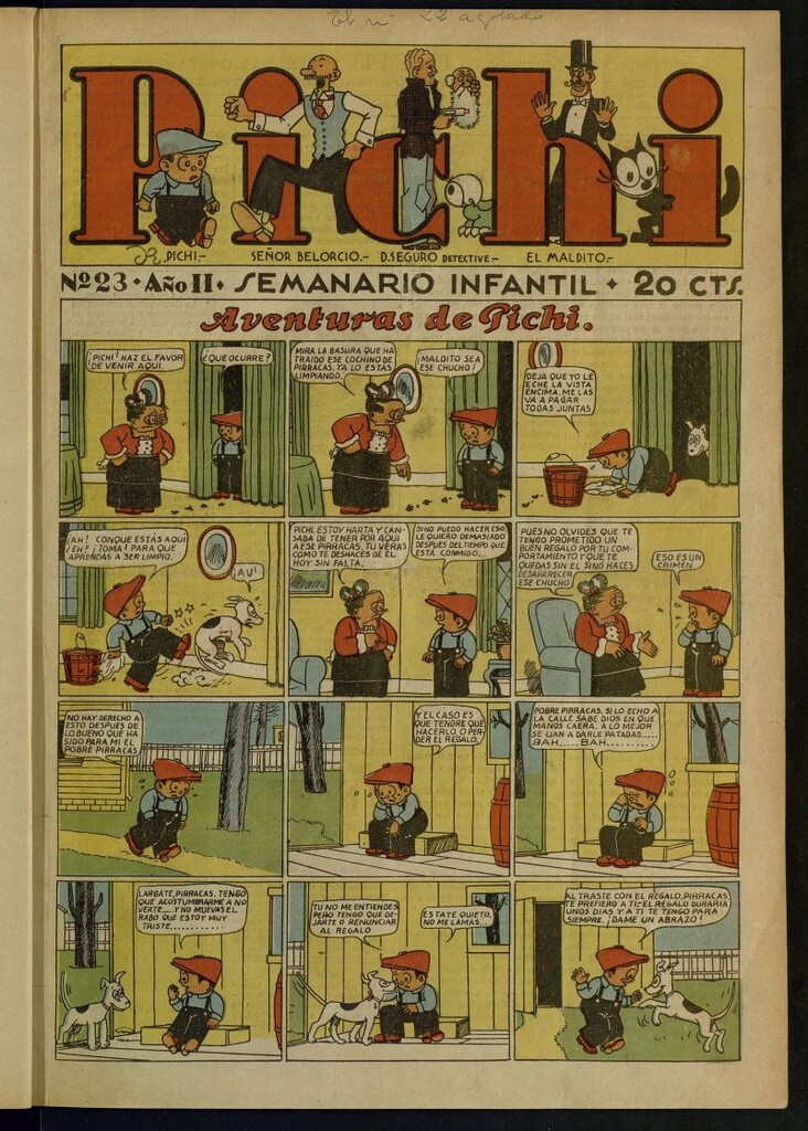 Miniatura de Pichi: semanario infantil,de 8 de marzo de 1931, nº 23