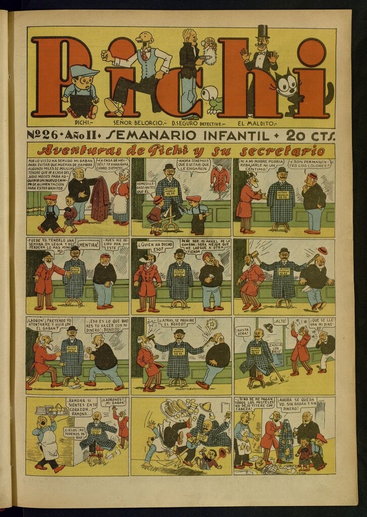 Miniatura de Pichi: semanario infantil del 29 de marzo de 1931, nº 26
