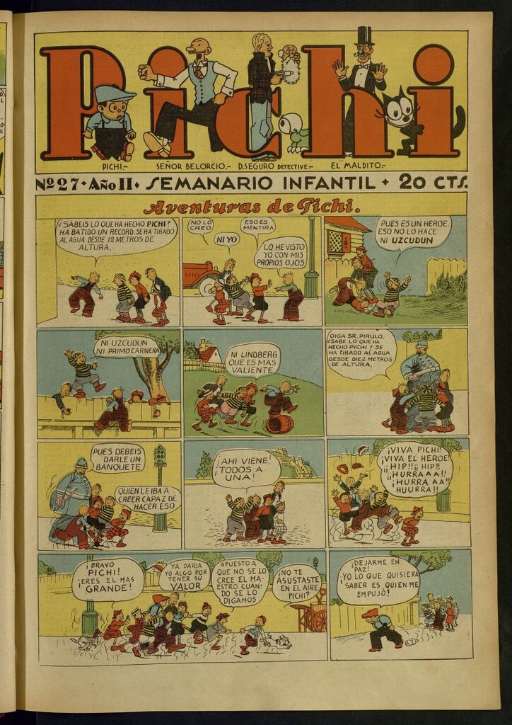 Miniatura de Pichi: semanario infantil del 5 de abril de 1931, nº 27