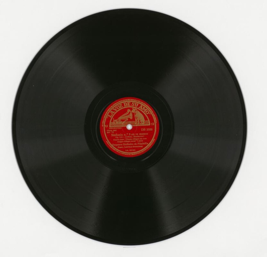 Miniatura de Sinfonía nº 9 en re menor, op. 125 : Coral. Disco 1, cara B