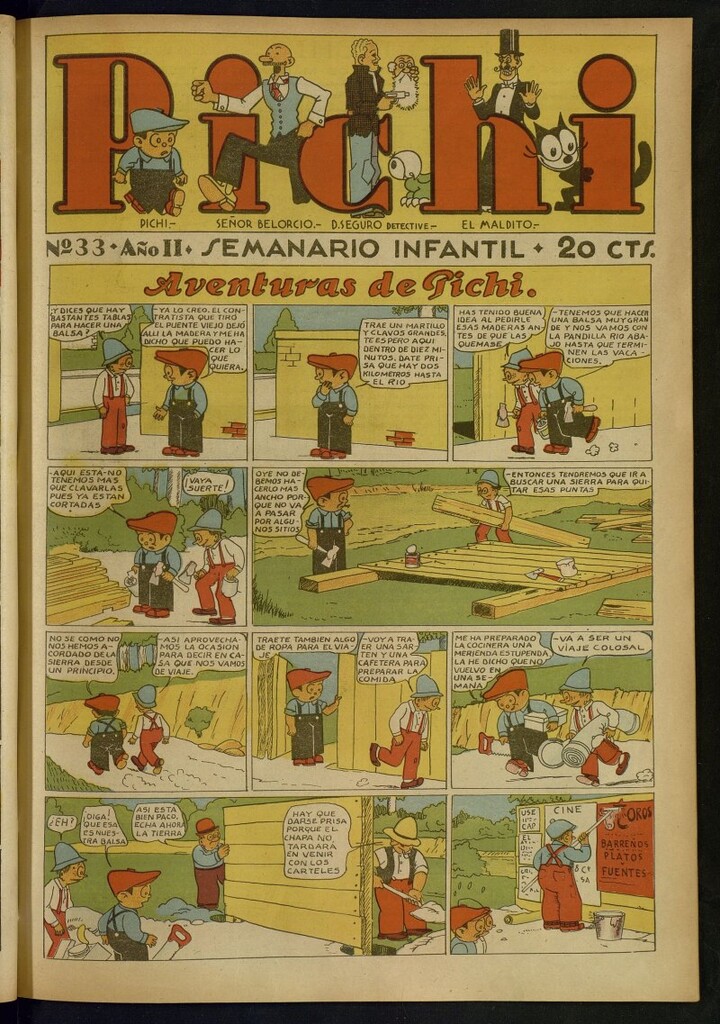 Miniatura de Pichi: semanario infantil del 16 de mayo de 1931, nº 33