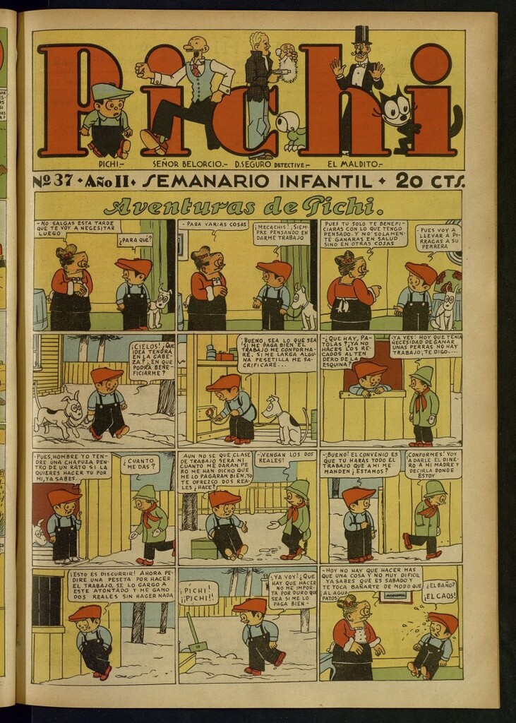 Miniatura de Pichi: semanario infantil del 13 de junio de 1931, nº 37