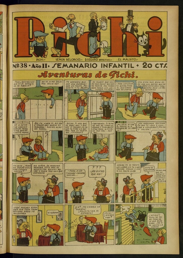 Miniatura de Pichi: semanario infantil del 20 de junio de 1931, nº 38