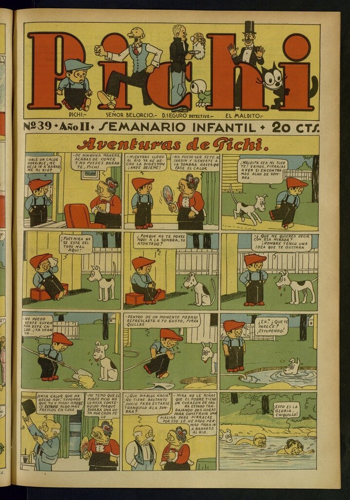 Miniatura de Pichi: semanario infantil del 27 de junio de 1931, nº 39