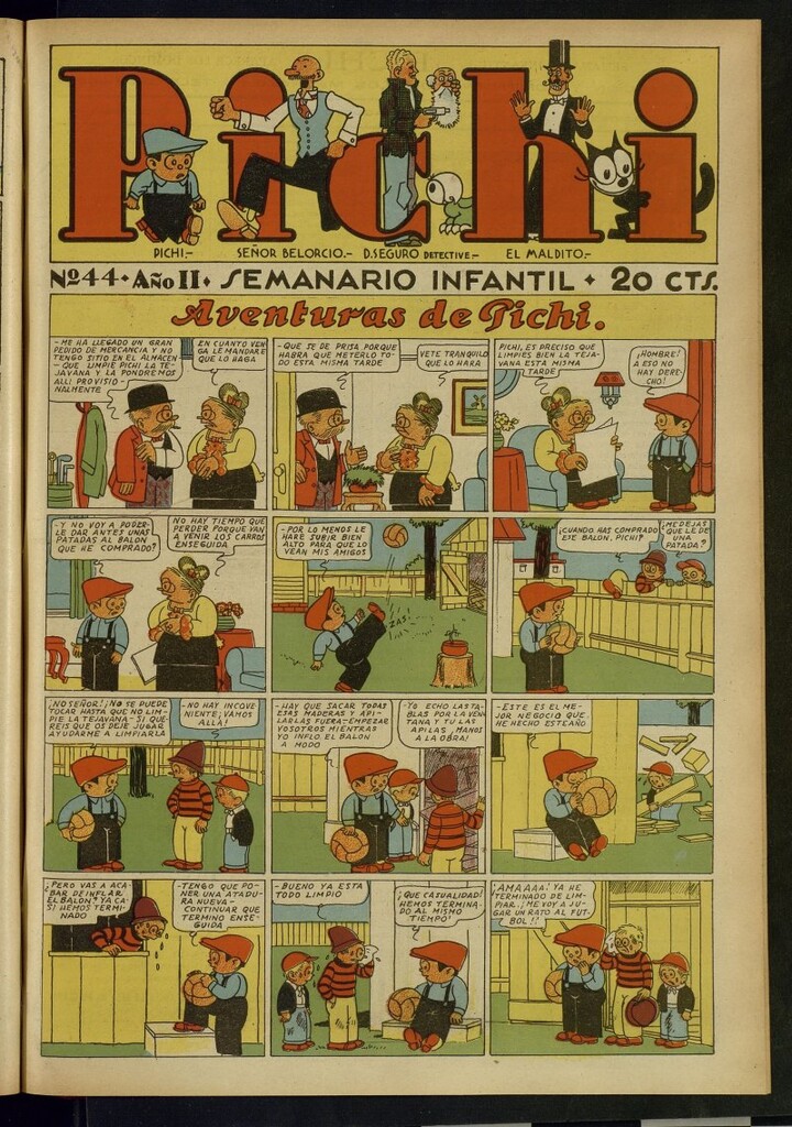 Miniatura de Pichi: semanario infantil del 1 de agosto de 1931, nº 44