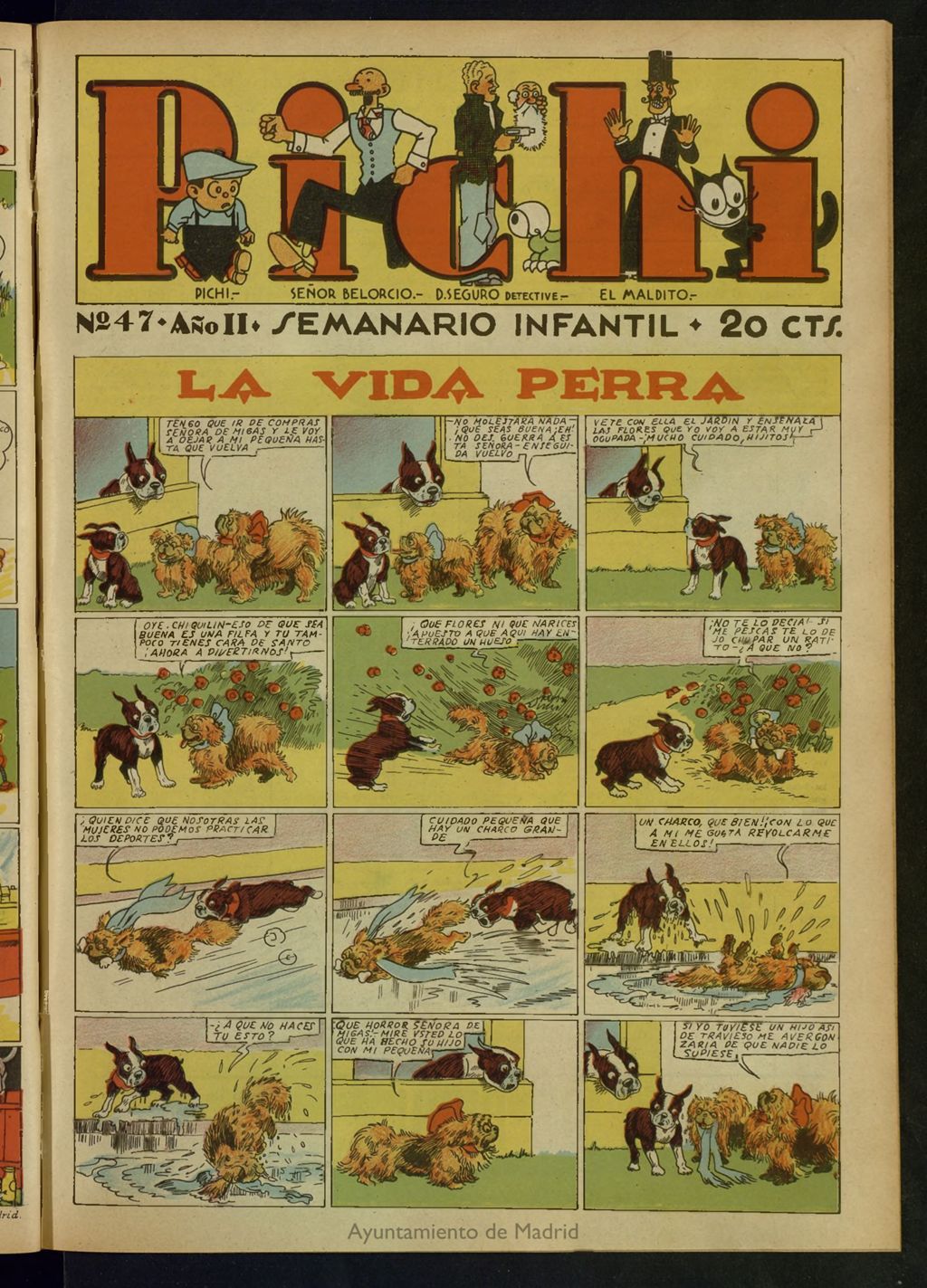 Miniatura de Pichi: semanario infantil del 22 de agosto de 1931, nº 47