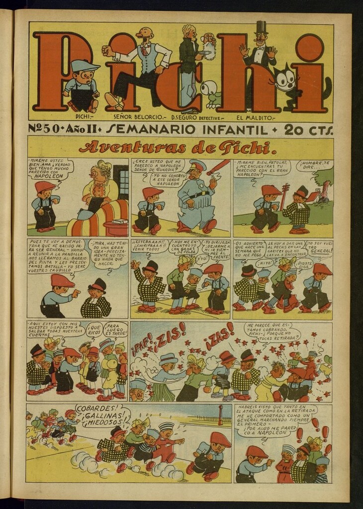 Miniatura de Pichi: semanario infantil del 12 de septiembre de 1931, nº 50