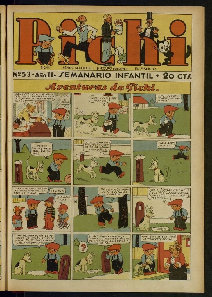 Miniatura de Pichi: semanario infantil del 3 de octubre de 1931, nº 53