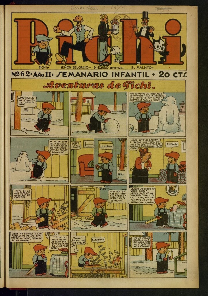 Miniatura de Pichi: semanario infantil del 6 de diciembre de 1931, nº 62