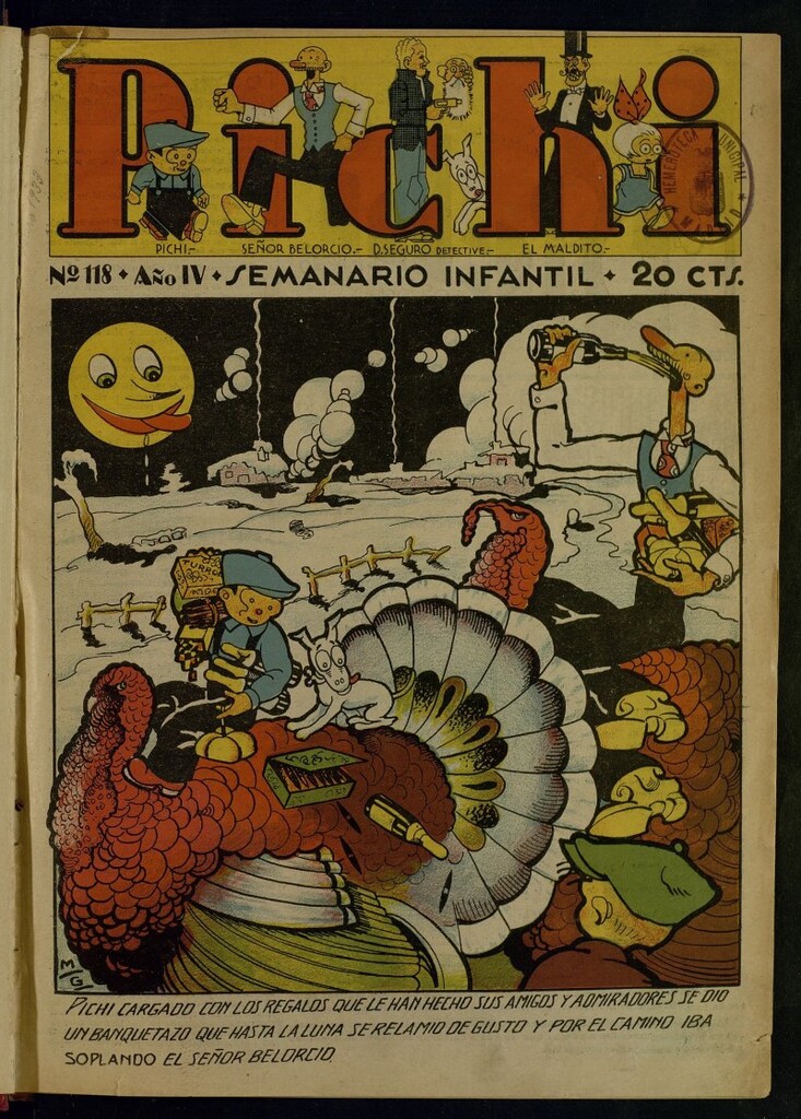 Miniatura de Pichi: semanario infantil del 8 de enero de 1933, nº 118