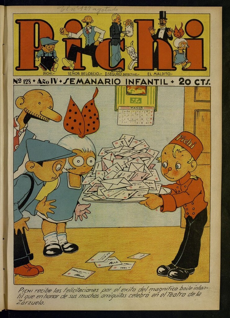 Miniatura de Pichi: semanario infantil del 19 de marzo de 1933, nº 128