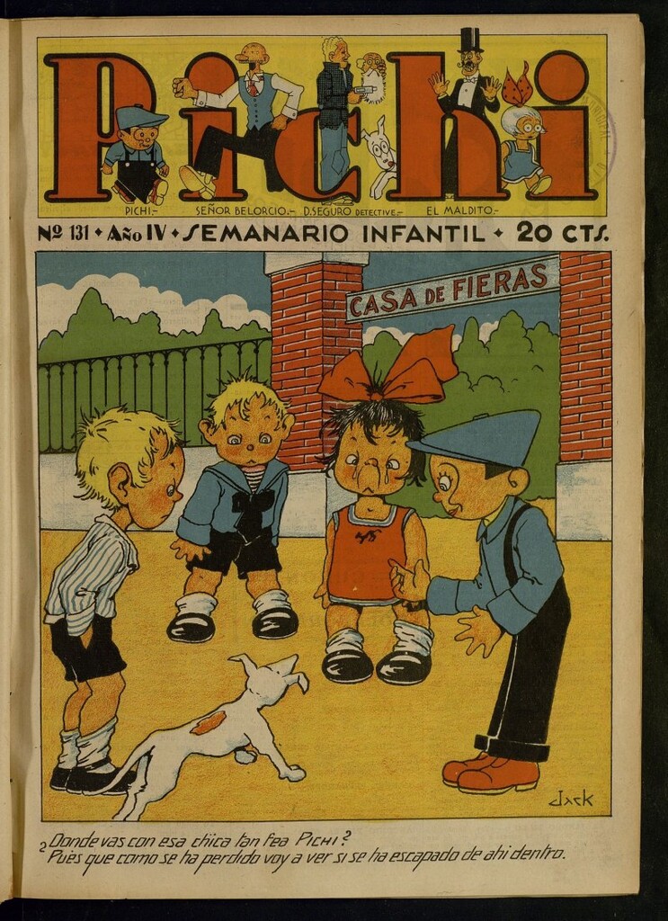 Miniatura de Pichi: semanario infantil del 9 de abril de 1933, nº 131