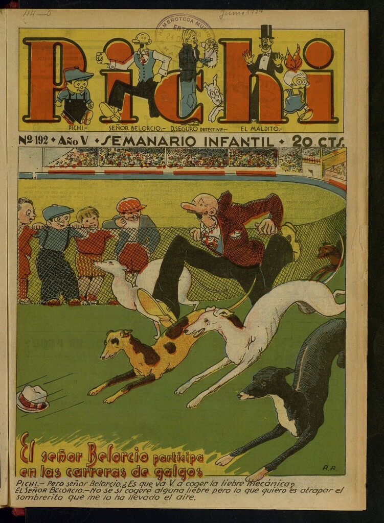 Miniatura de Pichi: semanario infantil del 10 de junio de 1934, nº 192